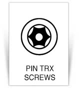 Pin-TRX, AKA Torx-Pin®,Tamper-Torx®,Pin-Torx®,Tamper TX, Pin T-Drive,Pin 6 Lobe.