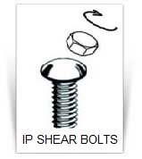 product header shear bolts
